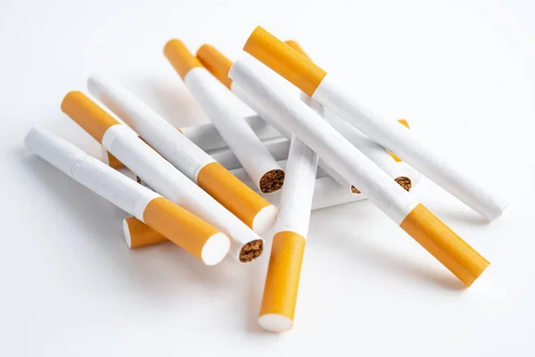 Cigarette Tobacco Roll Paper Filter Tube Smoking Concept — Stock Photo, Image