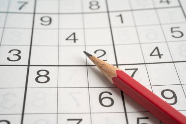 Beyne meydan okumak için sudoku bulmacası oyunu.