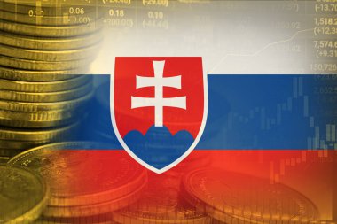 Finansal, madeni para ve Slovakya bayrağı veya kar finansmanı ticari trend veri geçmişini analiz etmek için Forex borsası yatırımı.