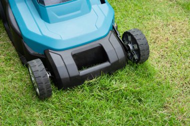 Çim biçme makinesi, yeşil çim biçme, ev ekme hobisi..