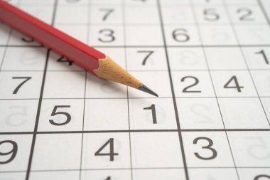 Bulmaca oyunu oynuyor ve öğreniyor.