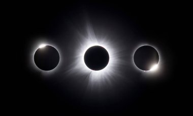 Toplam Güneş Tutulması Bileşimi 8 Nisan 2024