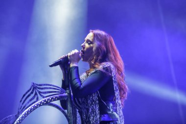 RIGA, LATVIA. 19th January 2023. Dutch band EPICA concert at Arena Riga.