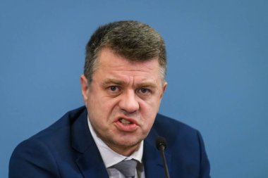 RIGA, LATVIA. 31st January 2023. Baltic and Polish Foreign ministers press conference.