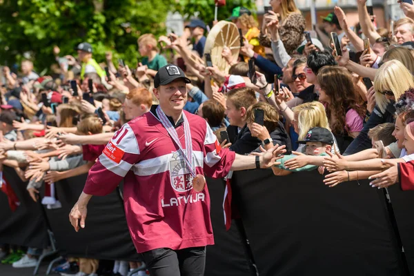 Riga Latvia 29Th May 2023 Ronalds Kenins Iihf Worlds 2023 — Stock Photo, Image