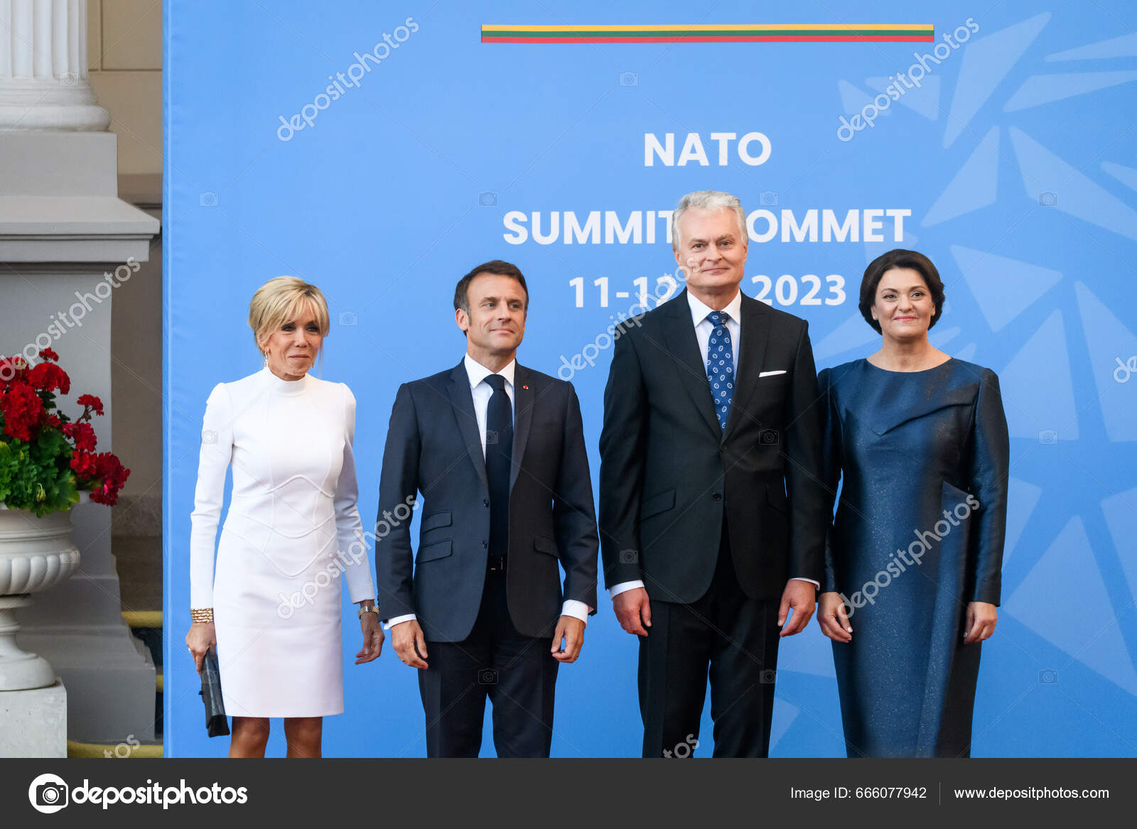 Vilnius Lithuania 12Th July 2023 Heads States Heads Governnments