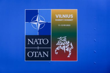VILNIUS, LITHUANIA. 12 Temmuz 2023. G7 liderleri Ukrayna 'ya Ortak Destek Bildirgesi' ni duyuracaklar.