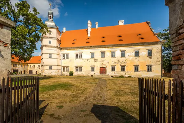 Cervene Porici Castle Example Building Style Saxon Renaissance Preserved Western — Stock Photo, Image
