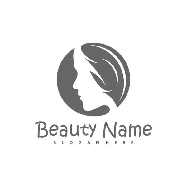 Vektör logo tasarımı güzellik salonları, Kuaför Salonu, kozmetik