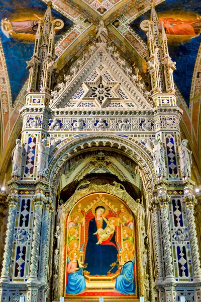 Tabernacle Andrea Orgagna Orsanmichele Florence Italy — Foto de Stock