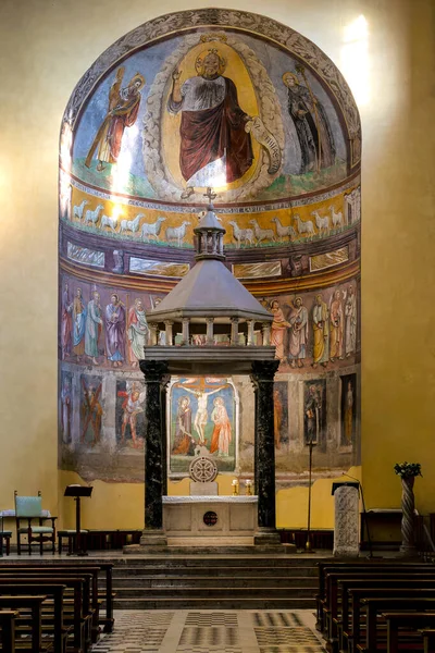 Intérieur Basilique San Saba Rome Italie — Photo