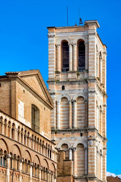 stock image Bell tower of the Cathedral, Ferrara Italy