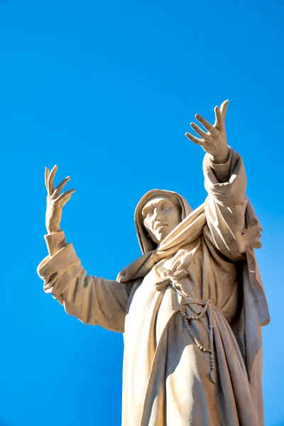 Girolamo Savonarola Emlékműve Piazza Savonarola Ferrara Olaszország — Stock Fotó