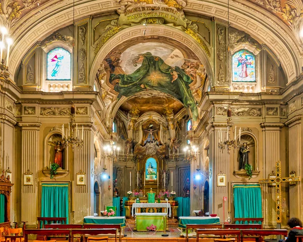 Interiér Kostela Santa Maria Del Suffragio Ferrara Itálie — Stock fotografie