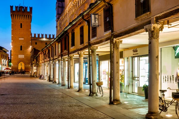 stock image Loggia dei Mercanti on the south side of the Cathedral, Ferrara, Italy