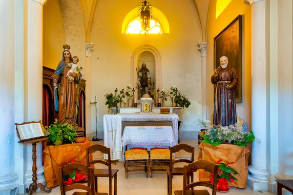 San Rocco Kilisesi Marcantonio Kalesi Cepagatti Talya — Stok fotoğraf