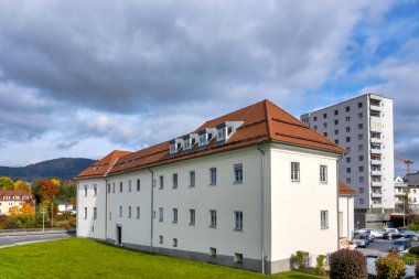 Kale manzarası, Villach, Avusturya 