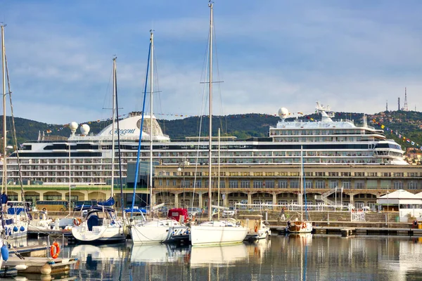 Sailing boats in the Marina di San Giusto, Trieste, Italy