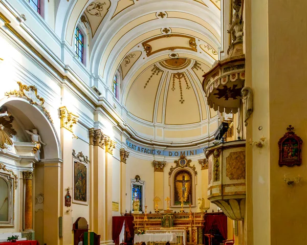 Interior of the Church of San Panfilo entro le mura, Spoltore, Italy
