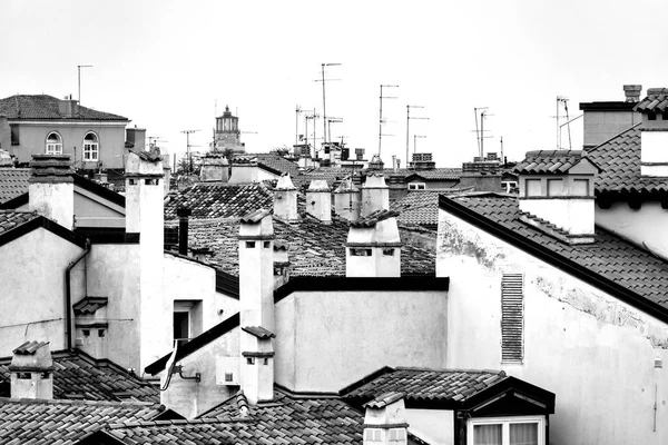 Άποψη Των Οροφών Του Ιστορικού Κέντρου Της Τεργέστης Ιταλία — Φωτογραφία Αρχείου