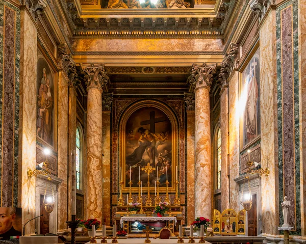 Interieur Van Basiliek Van Heiligen Johannes Paulus Caeliaanse Heuvel Rome — Stockfoto