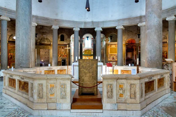 Intérieur Église Santo Stefano Monte Celio Rome Ital — Photo