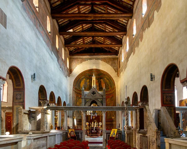 코스메딘 이탈리아에서 마리아 대성당의 인테리어 — 스톡 사진