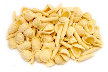 Beyaz arka planda Maritati pugliesi