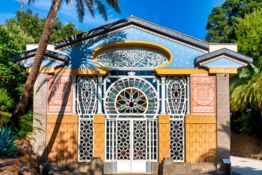 Serra Moresca 'nın dışı, Villa Torlonia, Roma, İtalya