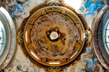 Santa Sabina Bazilikası 'ndaki Elci Şapeli Kubbesi, Roma, İtalya          