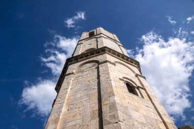 Aziz Mikail Baş Melek Monte Sant 'Angelo, İtalya' nın çan kulesi.
