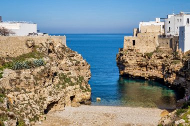 Lama Monachile Plajı, Polignano a Mare, İtalya