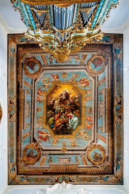 Santa Maria Assunta Ana Kilisesi Tavanı, Polignano a Mare, İtalya