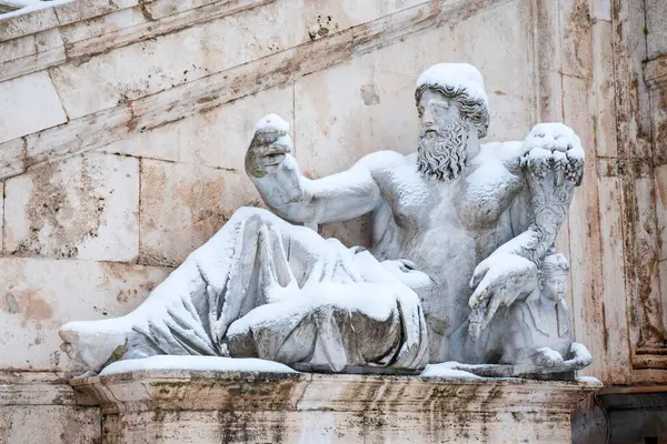 Piazza del Campidoglio, Roma, İtalya 'daki 