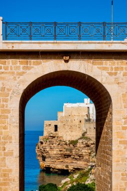 Lama Monachile Plajı, Polignano a Mare, İtalya  