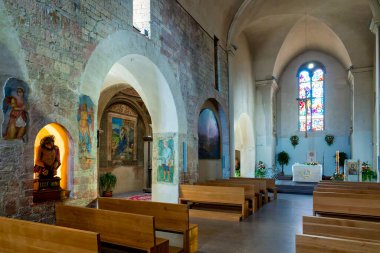 Interior of the Church of Santa Maria Infraportas, Foligno, Italy