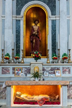 Interior of the Church of Santa Caterina da Siena, Livorno, Italy clipart