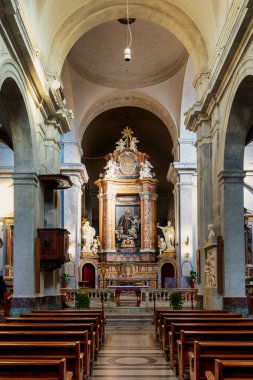 Barok nave San Francesco a Ripa, Trastevere, Roma, İtalya Şapelleri