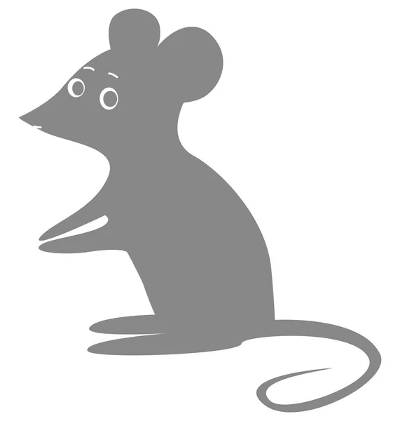 Logo ve amblemler için basit gri fare