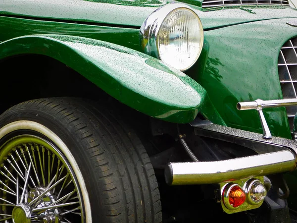 Kendaraan Pada Pertemuan Mobil Klasik Tahunan — Stok Foto