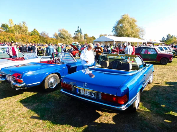 Fuerstenau Boitzenburger Land Germany October 2018 Annual Meeting Vintage Cars — Stock Photo, Image