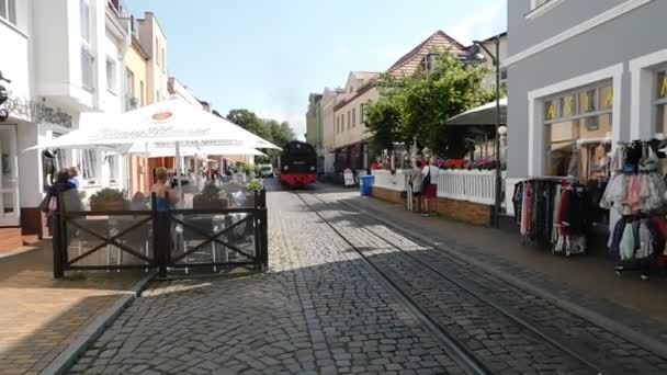 Bad Doberan Meclemburgo Pomerania Occidentale Germania Agosto 2019 Viaggio Treno — Video Stock