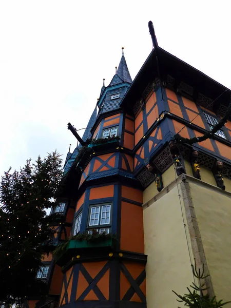 Historische Altstadt Zur Weihnachtszeit — Stockfoto
