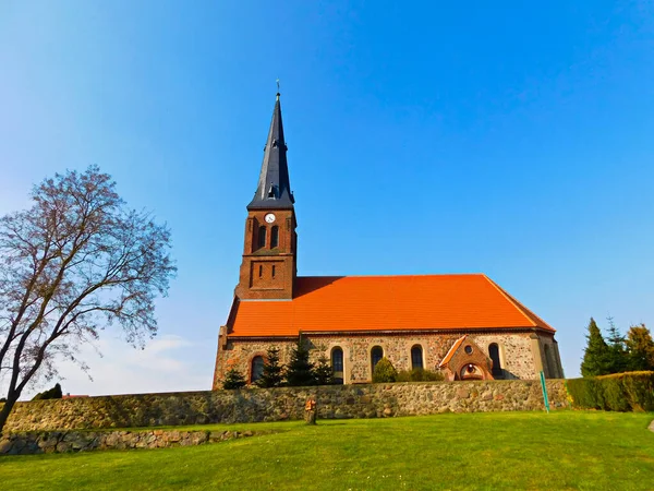 Evangelical Church Village — Stockfoto