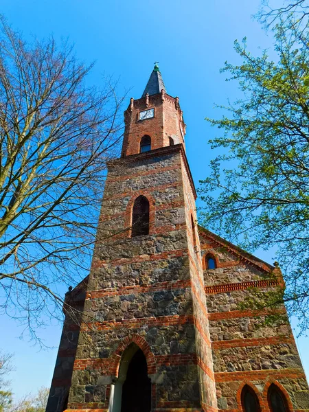 Kostelík Meklenbursko Přední Pomořansko — Stock fotografie