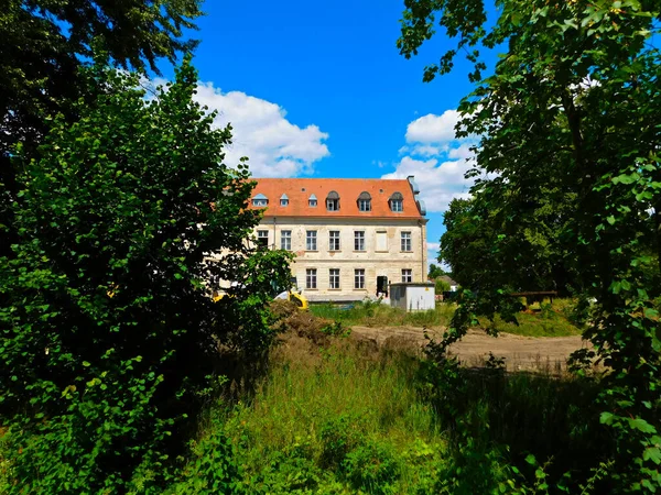 Renovierungsarbeiten Schloss Aus Dem Jahrhundert — Stockfoto