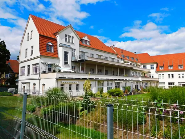 stock image Renovation of a historic building complex