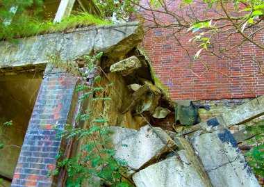 Ruin of the oxygen plant II of the Army Research Institute in Peenemnde clipart