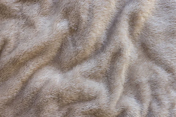 Nueva Manta Marrón Suave Con Ondas Fondo Textura Tejido Abstracto — Foto de Stock