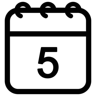 Randevu. Web simgesi basit tasarım